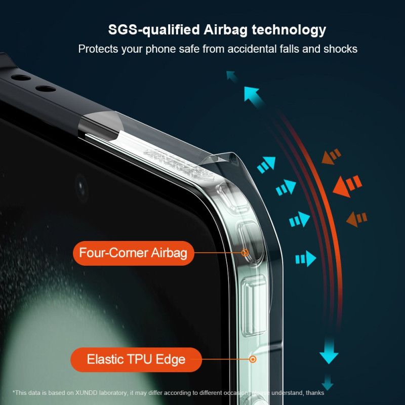 Cover Samsung Galaxy Z Flip 7 Fe Lille Skærmbeskytter På Bagsiden Xundd