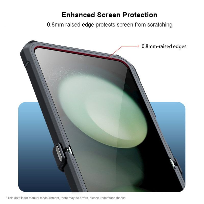 Cover Samsung Galaxy Z Flip 7 Fe Lille Skærmbeskytter På Bagsiden Xundd
