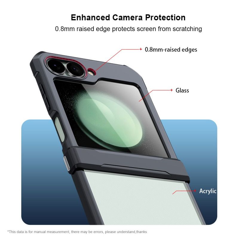 Cover Samsung Galaxy Z Flip 7 Fe Lille Skærmbeskytter På Bagsiden Xundd