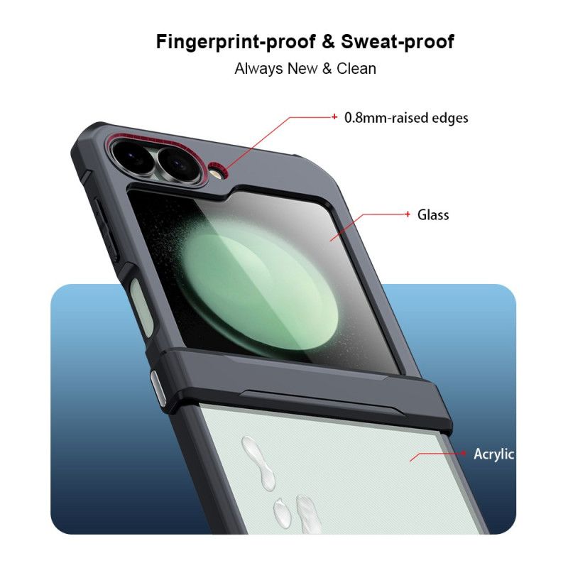 Cover Samsung Galaxy Z Flip 7 Fe Lille Skærmbeskytter På Bagsiden Xundd