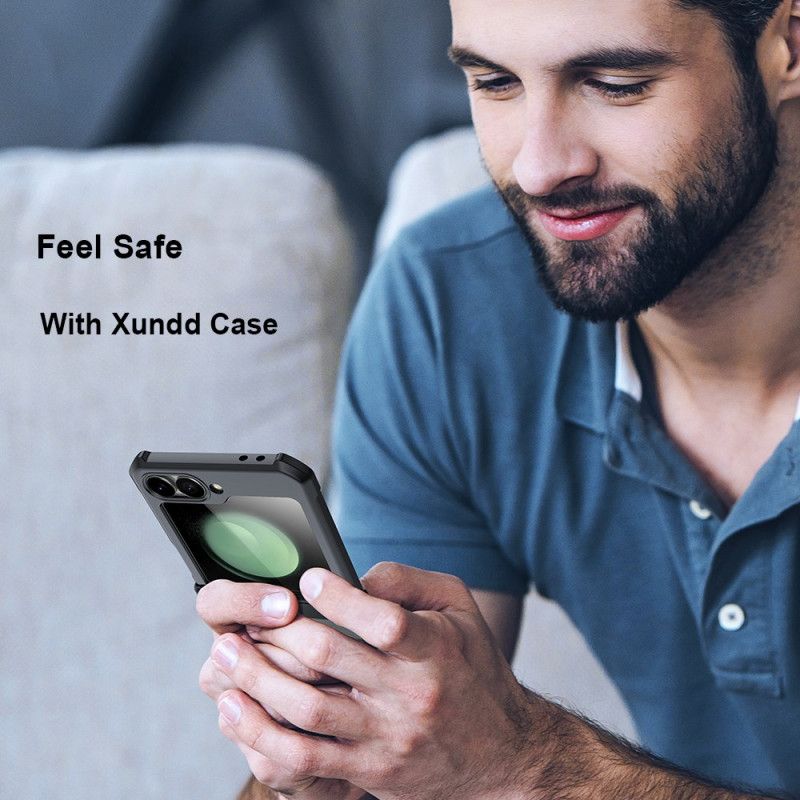 Cover Samsung Galaxy Z Flip 7 Fe Lille Skærmbeskytter På Bagsiden Xundd
