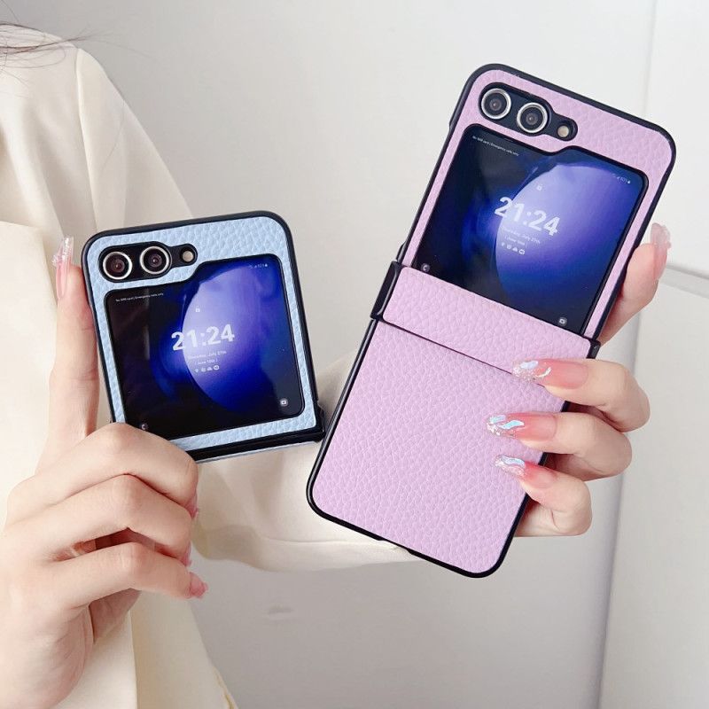 Cover Samsung Galaxy Z Flip 7 Fe Litchimønster