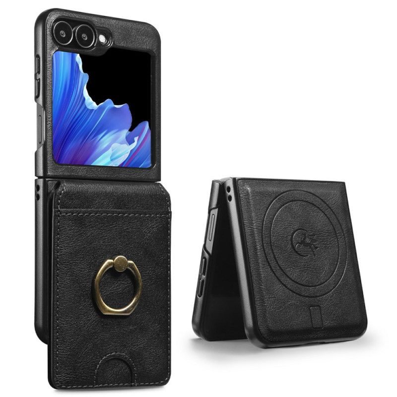 Cover Samsung Galaxy Z Flip 7 Fe Magnetisk Med Aftagelig Kortholder