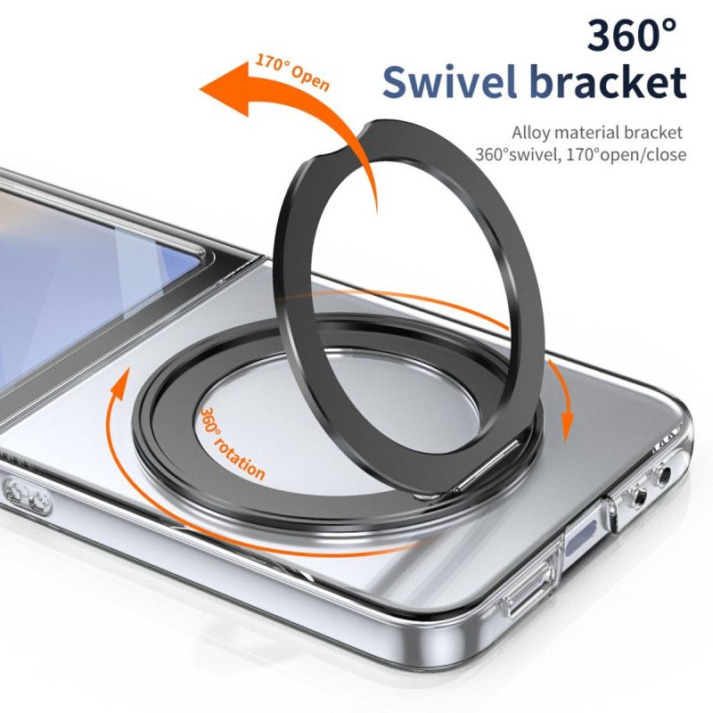 Cover Samsung Galaxy Z Flip 7 Fe Magnetisk Stativ Og Hd-skærmbeskytter