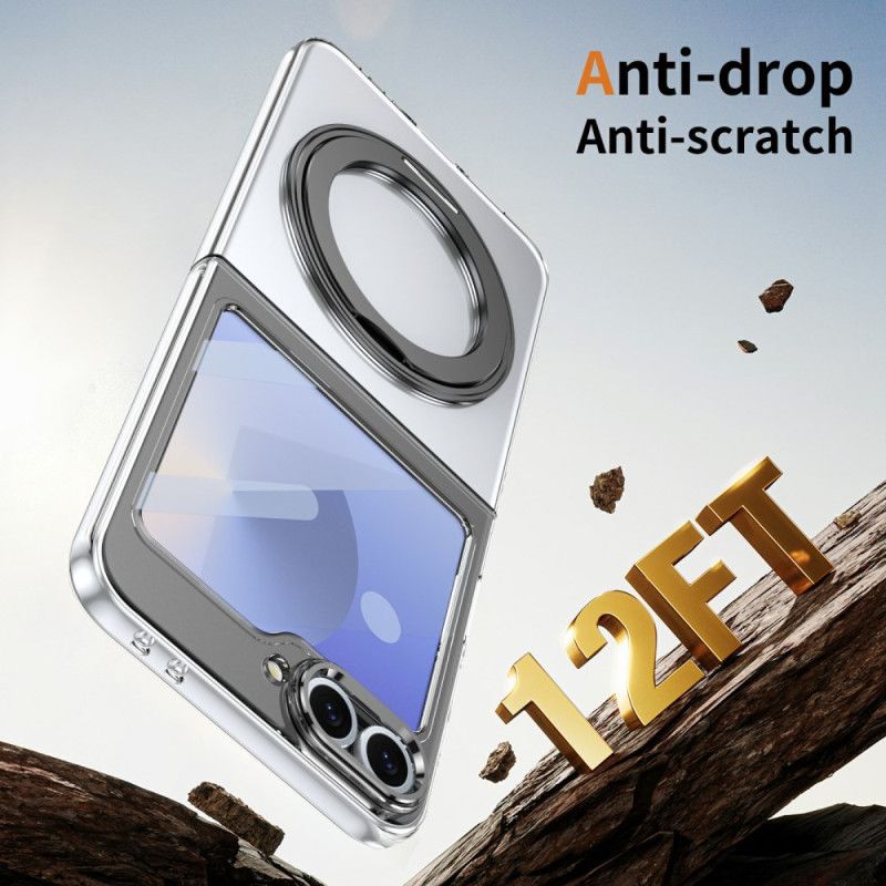 Cover Samsung Galaxy Z Flip 7 Fe Magnetisk Stativ Og Hd-skærmbeskytter