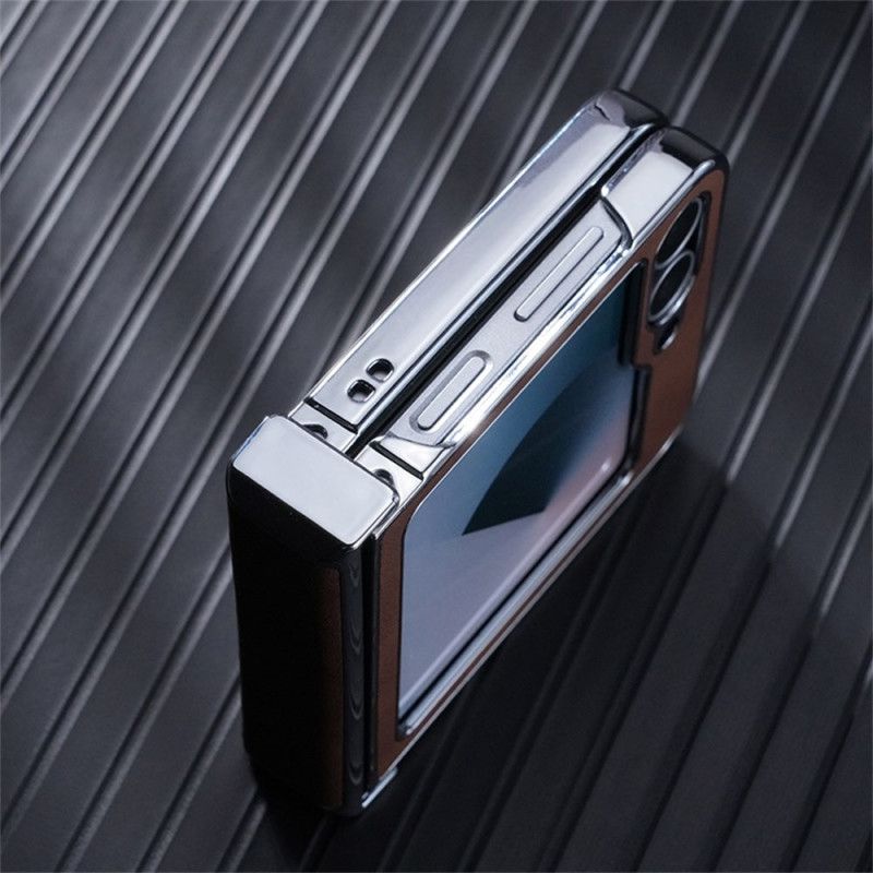 Cover Samsung Galaxy Z Flip 7 Fe Magsafe-kompatibel Lædereffekt
