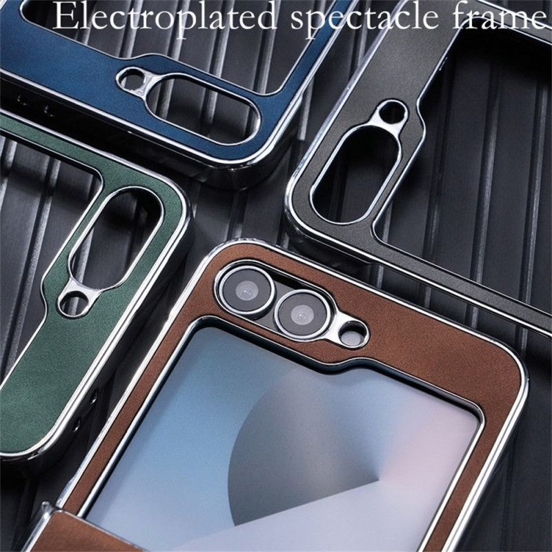 Cover Samsung Galaxy Z Flip 7 Fe Magsafe-kompatibel Lædereffekt