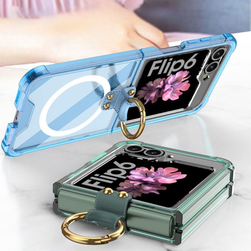 Cover Samsung Galaxy Z Flip 7 Fe Med Ringholder Og Magnetisk Fastgørelse Gkk