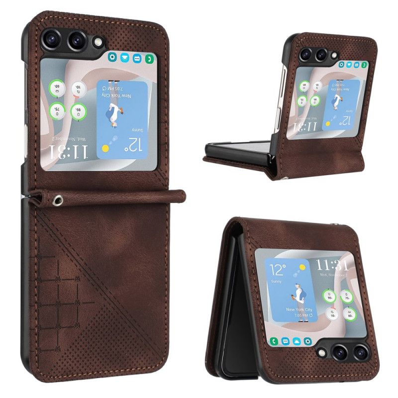 Cover Samsung Galaxy Z Flip 7 Fe Mønstret Pung