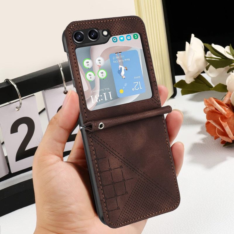 Cover Samsung Galaxy Z Flip 7 Fe Mønstret Pung