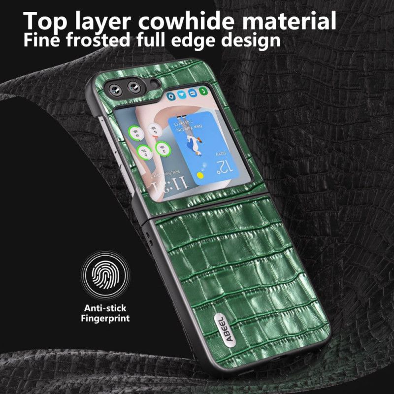 Cover Samsung Galaxy Z Flip 7 Fe Premium Krokodilletekstur