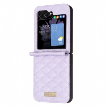 Cover Samsung Galaxy Z Flip 7 Fe Quiltet Binfen-farve