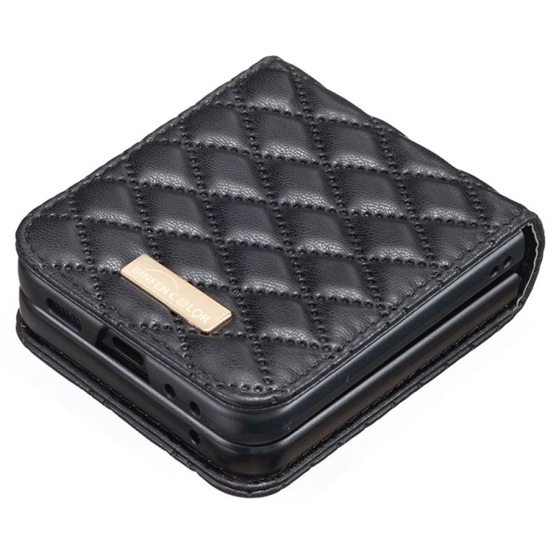 Cover Samsung Galaxy Z Flip 7 Fe Quiltet Binfen-farve