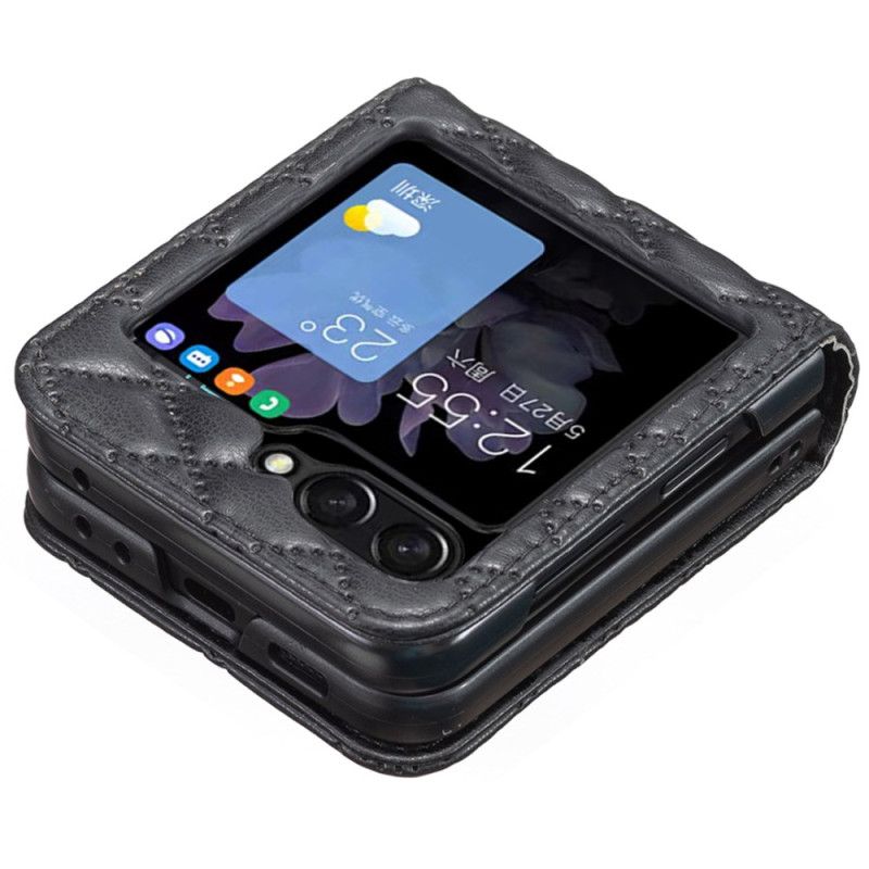 Cover Samsung Galaxy Z Flip 7 Fe Quiltet Binfen-farve