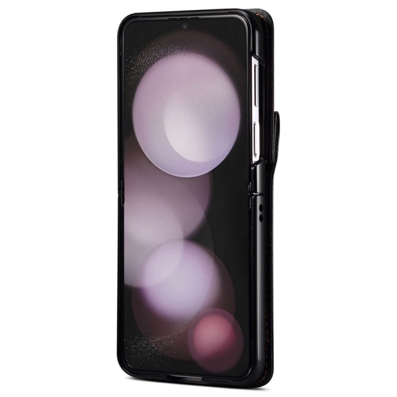 Cover Samsung Galaxy Z Flip 7 Fe Quiltet Kortholder Og Skulderrem