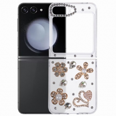Cover Samsung Galaxy Z Flip 7 Fe Rhinstensdekoration