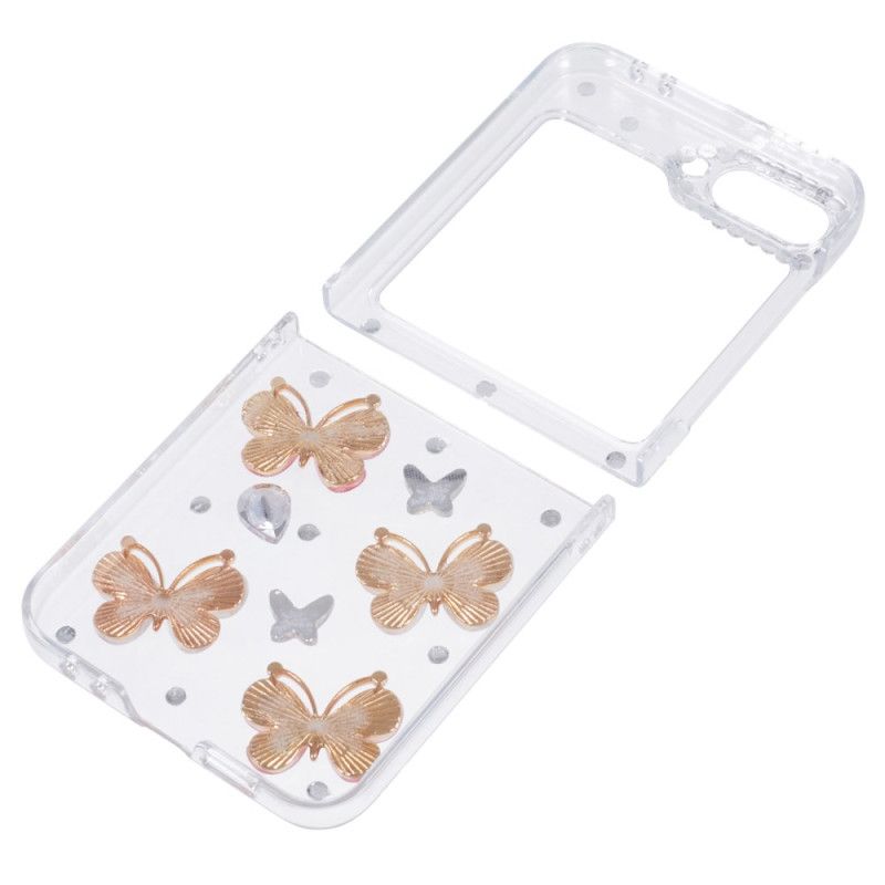 Cover Samsung Galaxy Z Flip 7 Fe Rhinstensdekoration