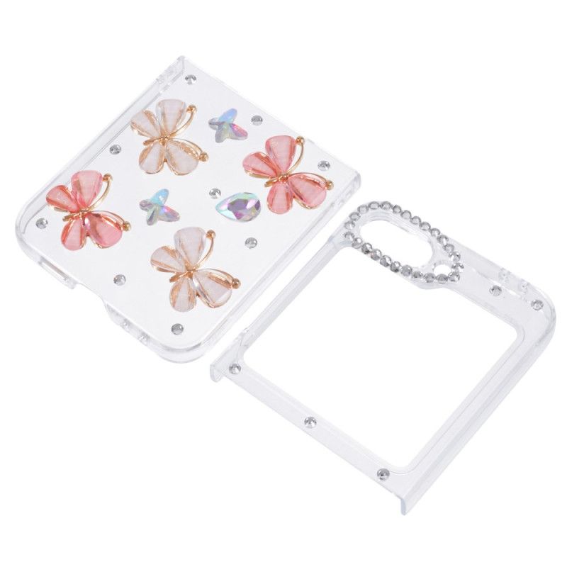 Cover Samsung Galaxy Z Flip 7 Fe Rhinstensdekoration