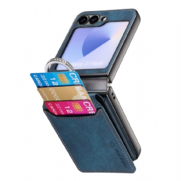 Cover Samsung Galaxy Z Flip 7 Fe Ruskindseffekt Med Kortholder