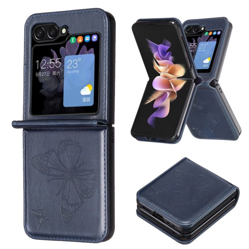 Cover Samsung Galaxy Z Flip 7 Fe Sommerfuglemønster