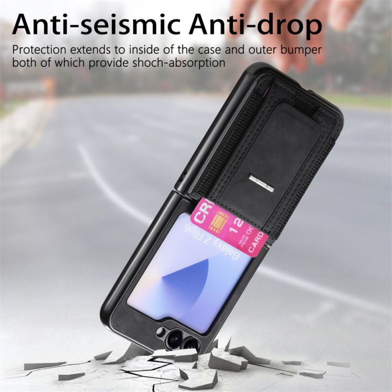 Cover Samsung Galaxy Z Flip 7 Fe Stativ Og Kortholder