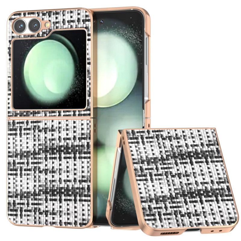 Cover Samsung Galaxy Z Flip 7 Fe Tekstureret Kunstlæder