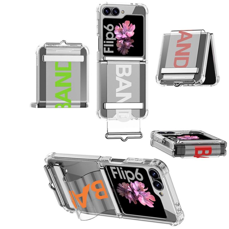 Cover Samsung Galaxy Z Flip 7 Fe Telefon Etui Gennemsigtig Rem