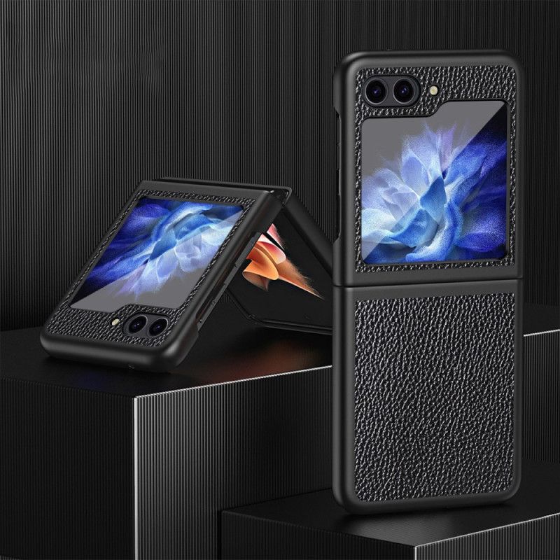 Cover Samsung Galaxy Z Flip 7 Fe Telefon Etui Litchi Kunstlæder