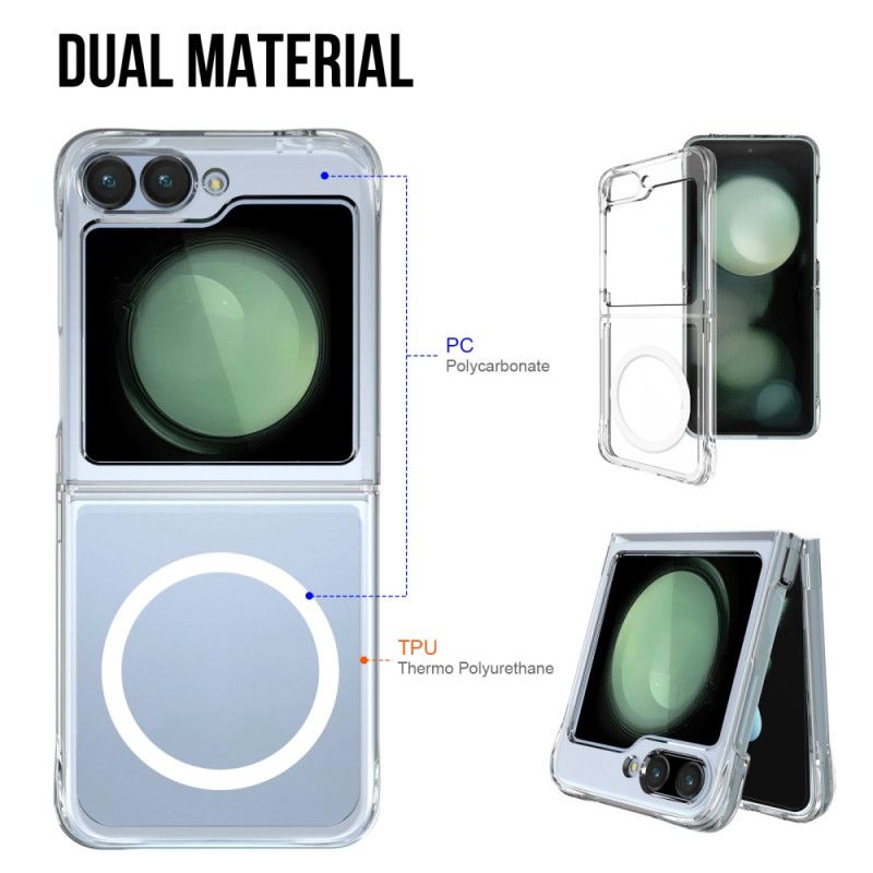 Cover Samsung Galaxy Z Flip 7 Fe Telefon Etui Magnetisk Klar