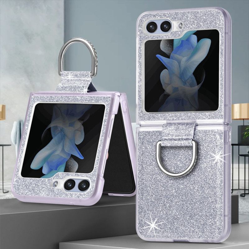 Cover Samsung Galaxy Z Flip 7 Fe Telefon Etui Pailletter Og Rhinsten
