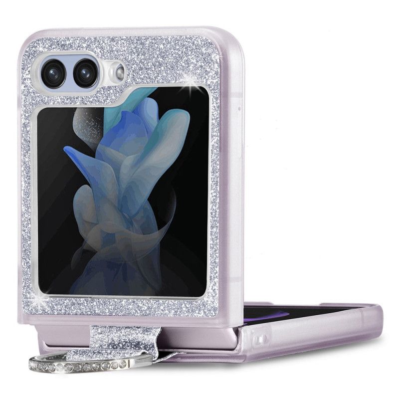 Cover Samsung Galaxy Z Flip 7 Fe Telefon Etui Pailletter Og Rhinsten