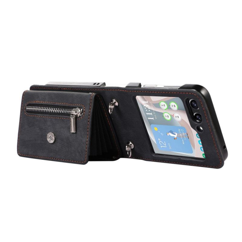 Cover Samsung Galaxy Z Flip 7 Fe Telefon Etui Pung Og Skulderrem