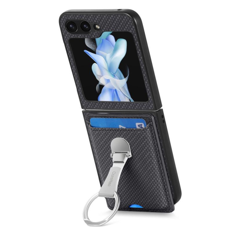 Cover Samsung Galaxy Z Flip 7 Fe Telefon Etui Sammenklappelig Stativ Og Kortholder