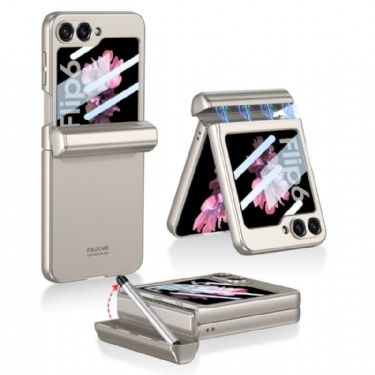 Cover Samsung Galaxy Z Flip 7 Fe Telefon Etui Stylus Og Magnetisk Hængsel