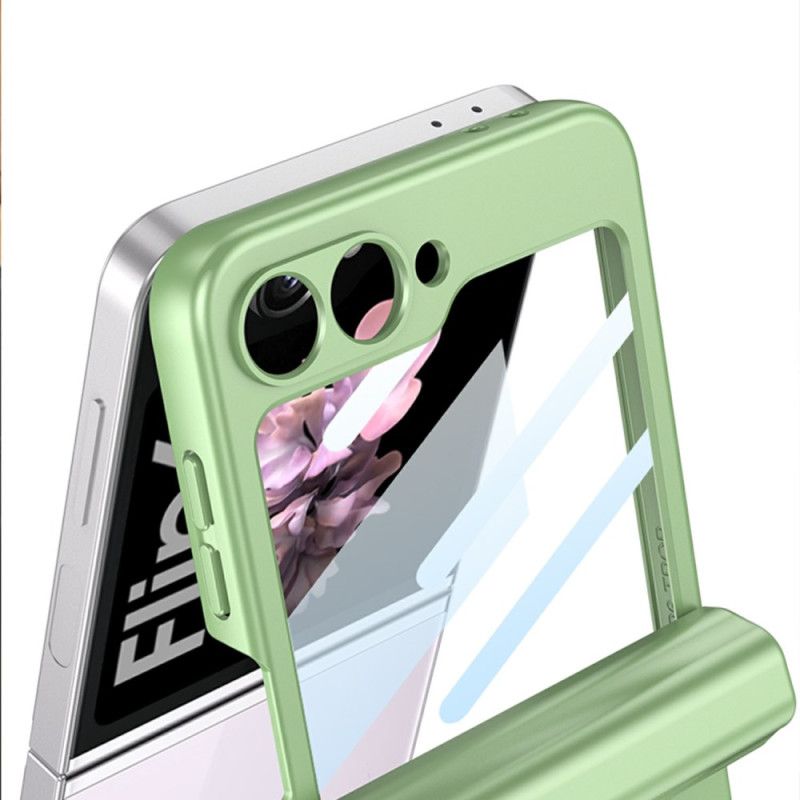 Cover Samsung Galaxy Z Flip 7 Fe Telefon Etui Stylus Og Magnetisk Hængsel