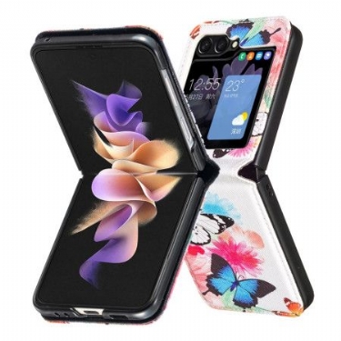 Cover Samsung Galaxy Z Flip 7 Fe Telefon Etui To Sommerfugle