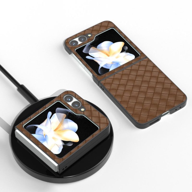 Cover Samsung Galaxy Z Flip 7 Fe Vævet Tekstur