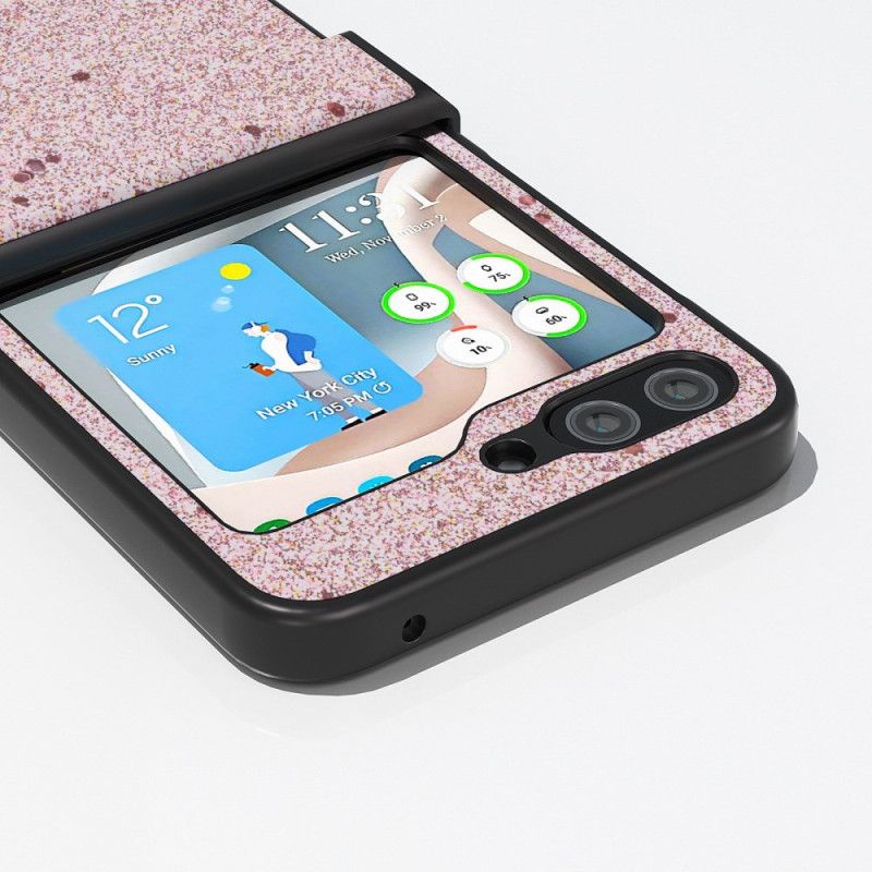 Cover Til Samsung Galaxy Z Flip 7 Fe Abeel Skimrende Overflade