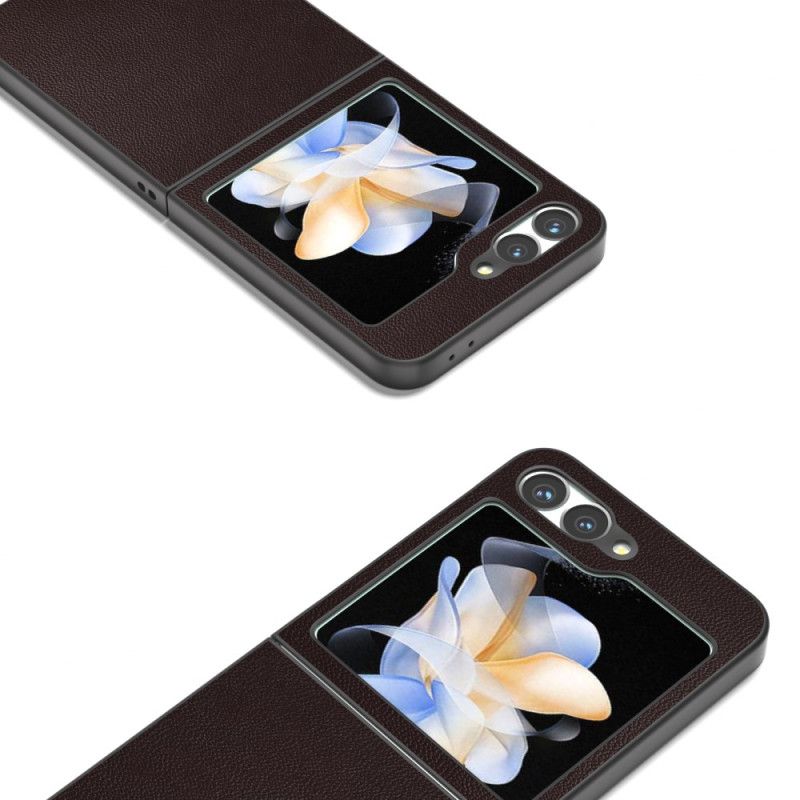 Cover Til Samsung Galaxy Z Flip 7 Fe Diskret Læder