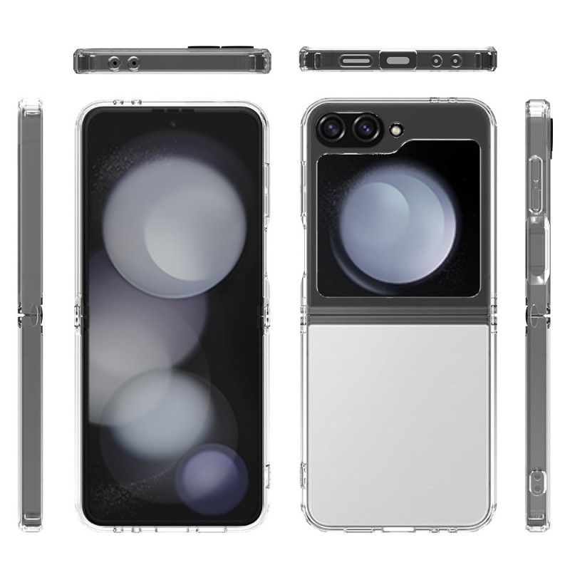 Cover Til Samsung Galaxy Z Flip 7 Fe Gennemsigtigt Design I Ét Stykke