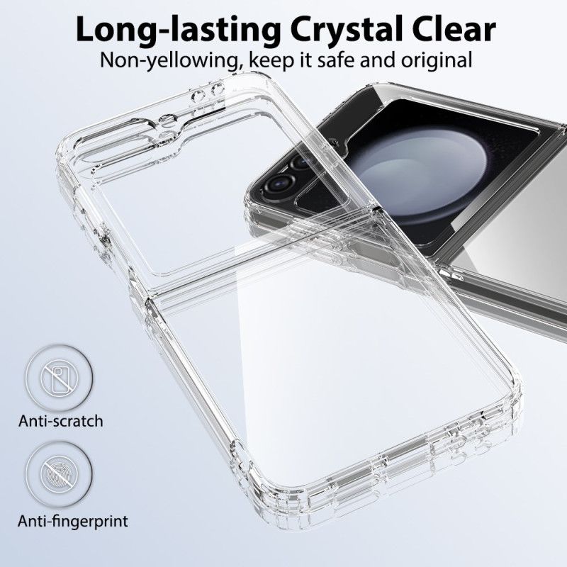 Cover Til Samsung Galaxy Z Flip 7 Fe Gennemsigtigt Design I Ét Stykke