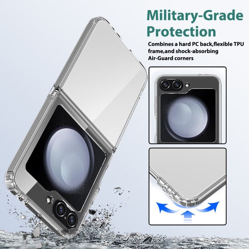 Cover Til Samsung Galaxy Z Flip 7 Fe Gennemsigtigt Design I Ét Stykke