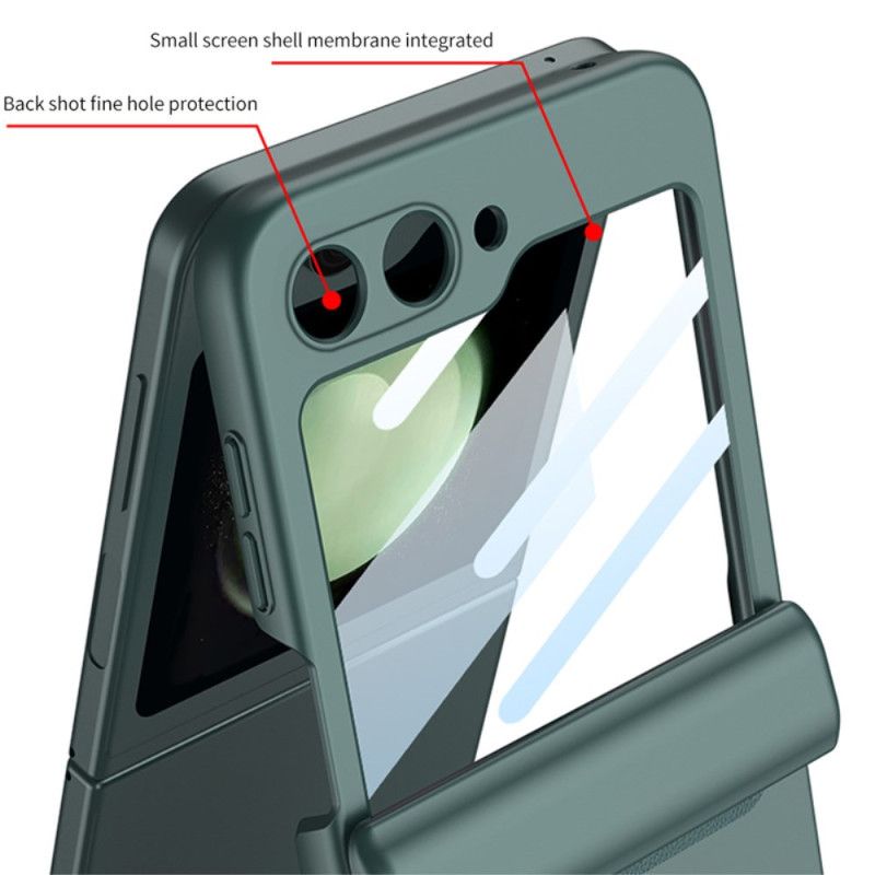 Cover Til Samsung Galaxy Z Flip 7 Fe Gkk Magnetisk Hængsel Og Lille Skærmbeskytter