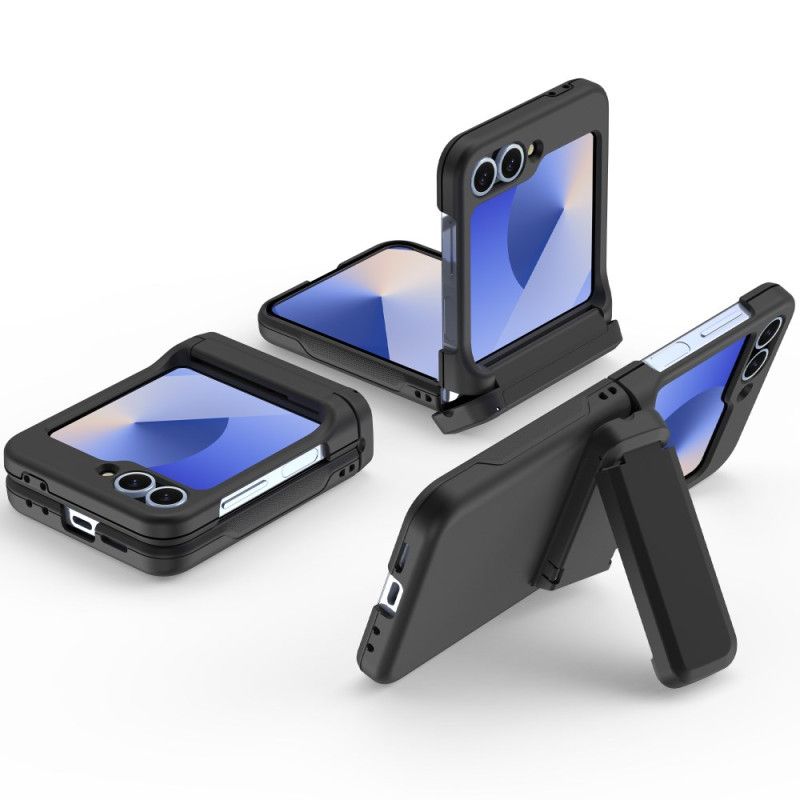 Cover Til Samsung Galaxy Z Flip 7 Fe Indbygget Stativ Og Kortholder