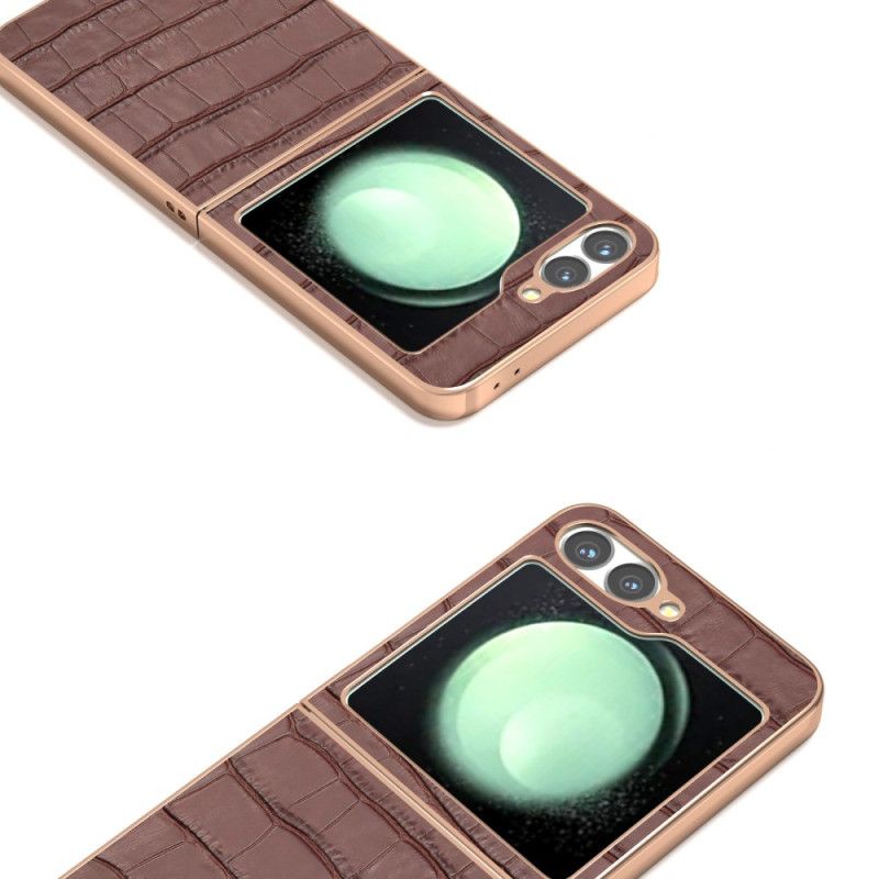 Cover Til Samsung Galaxy Z Flip 7 Fe Krokodillestil