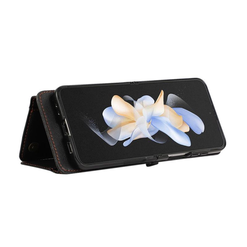 Cover Til Samsung Galaxy Z Flip 7 Fe Pung Og Skulderrem Med Lynlås