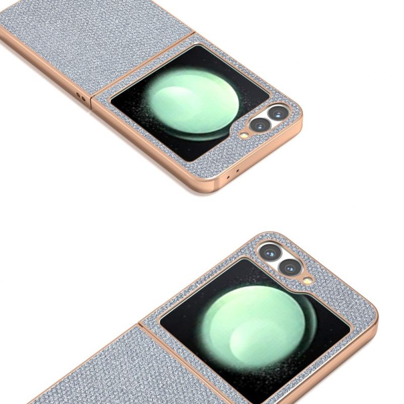 Cover Til Samsung Galaxy Z Flip 7 Fe Rhinstenstekstur