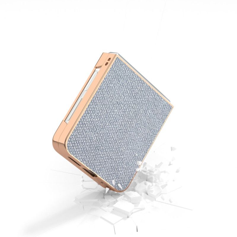 Cover Til Samsung Galaxy Z Flip 7 Fe Rhinstenstekstur