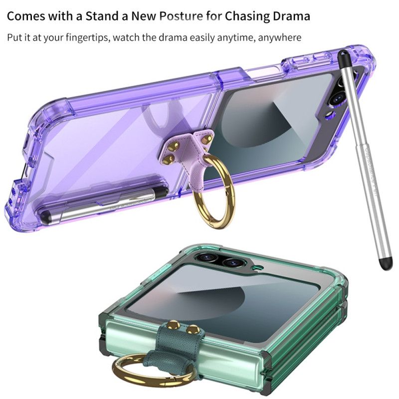 Cover Til Samsung Galaxy Z Flip 7 Fe Ringholder Og Stylus