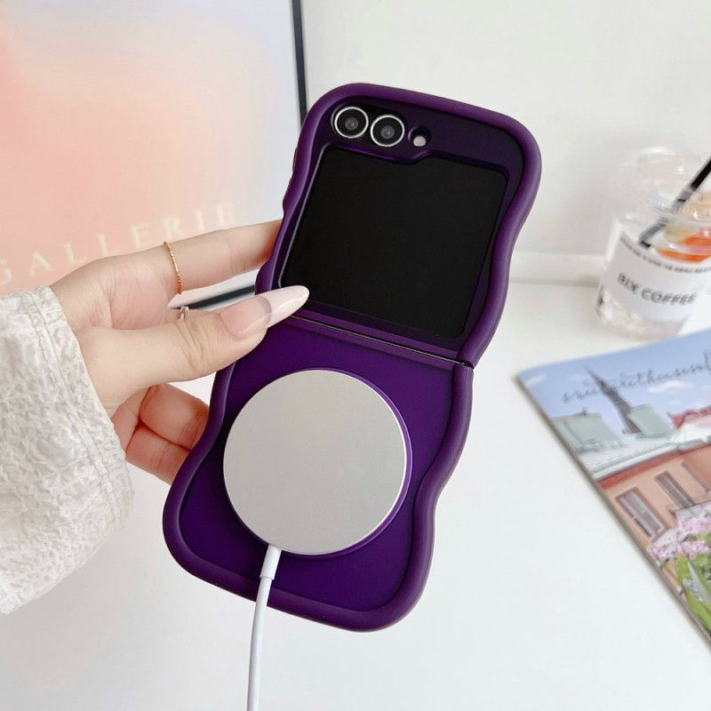 Cover Til Samsung Galaxy Z Flip 7 Fe Roterende Stativ Og Indbygget Spejl
